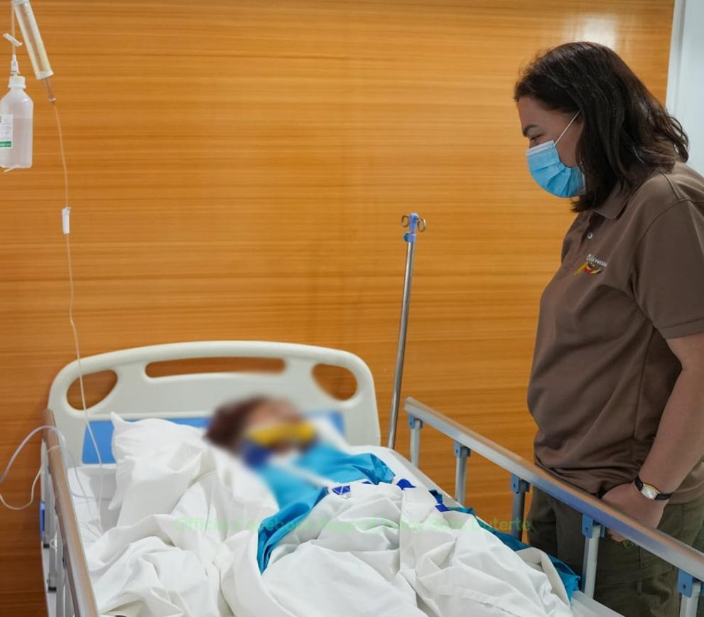 VP Sara visits Cebu landslide victims, joins Sinulog Novena Mass