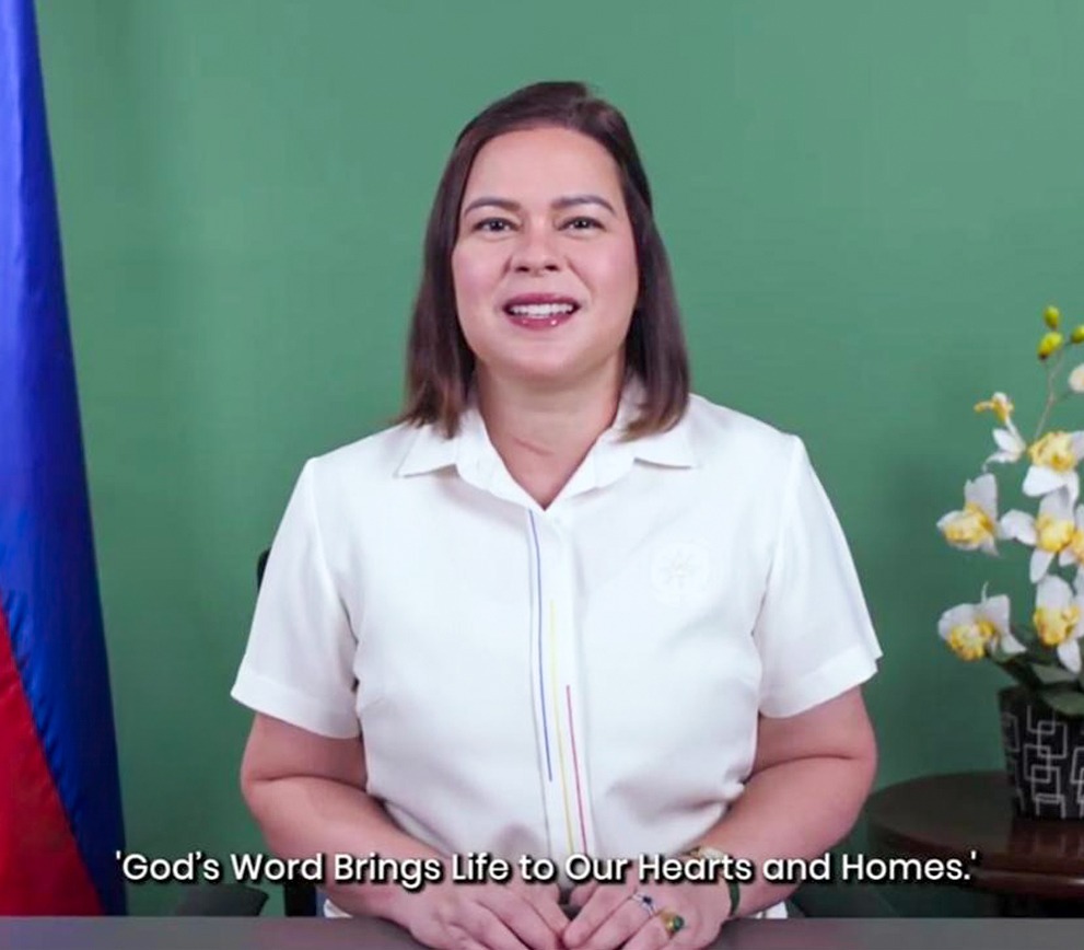 VP Sara joins celebration of National Bible Month